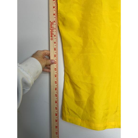 Vintage Cap Tree Women's Top S Yellow Short Sleeve Rayon - Picture 5 of 5